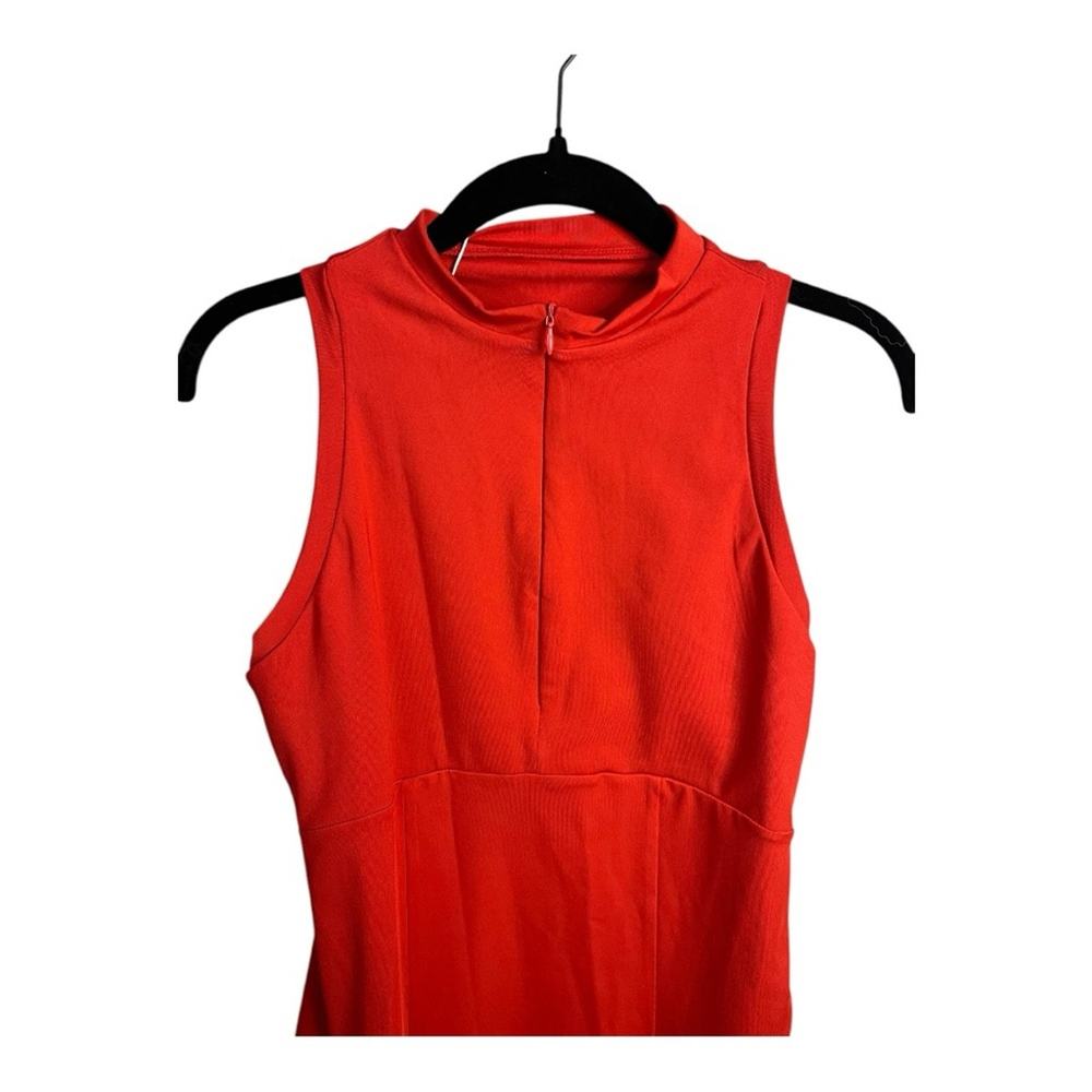 Halara 2-Piece Mini Racerback Zip Up Tennis Dress in Valiant Poppy Size S NWT - Picture 7 of 14